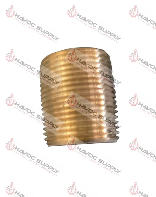 B1NC - 1" X CLOSE BRASS PIPE NIPPLE - HAVOC SUPPLY, LLC