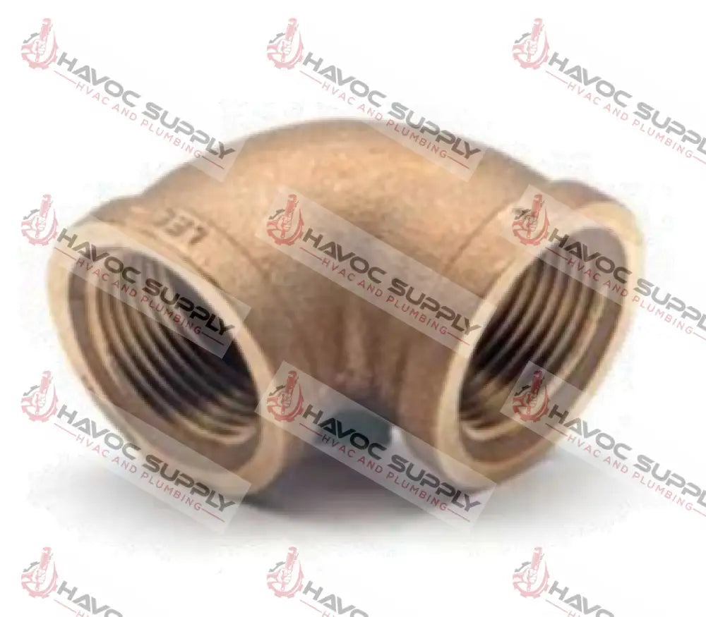 B34L90 - 3/4" BRASS 90 DEGREE PIPE ELBOW - HAVOC SUPPLY, LLC