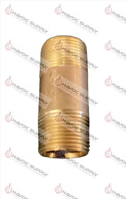B34N212 - 3/4" X 2-1/2" BRASS PIPE NIPPLE - HAVOC SUPPLY, LLC