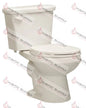 B822-W - WESTERN POTTERY STANDARD HEIGHT ROUND TOILET BOWL 14-7/8"H - HAVOC SUPPLY, LLC
