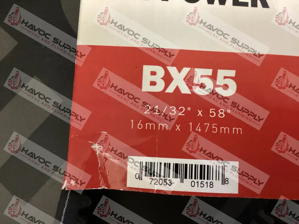 BX55 - V BELT - HAVOC SUPPLY, LLC