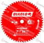 D0756N - DIABLO 7-1/4" X 56 TOOTH X 5/8 NON-FERROUS CIRCULAR SAW BLADE - SO - HAVOC SUPPLY, LLC