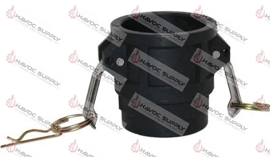 D200-PP - POLY 2" FEMALE CAM X 2" FEMALE NPT - HAVOC SUPPLY, LLC