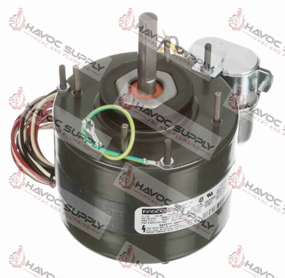 D261 - 1/8 HP BLOWER MOTOR - SO - HAVOC SUPPLY, LLC