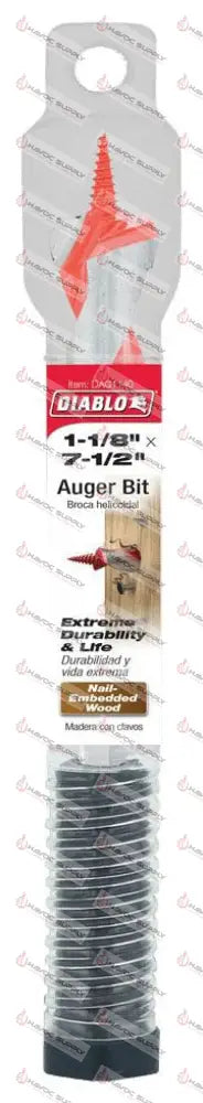 DAG1140 - DIABLO AUGER BIT 1-1/8 X 7-1/2 - SO - HAVOC SUPPLY, LLC