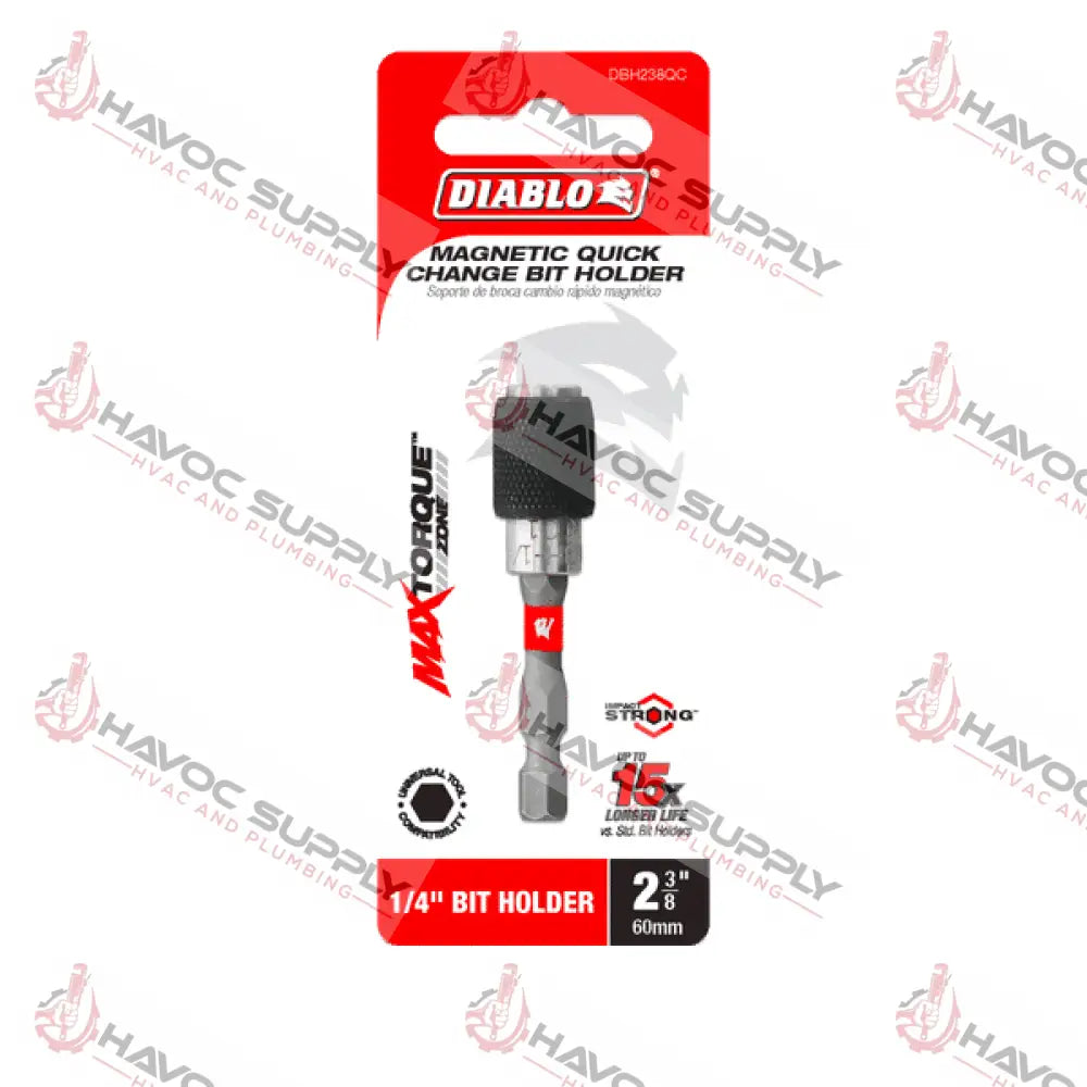 DBH238QC - DIABLO QUICK CHANGE BIT HOLDER 2-3/8 - HAVOC SUPPLY, LLC