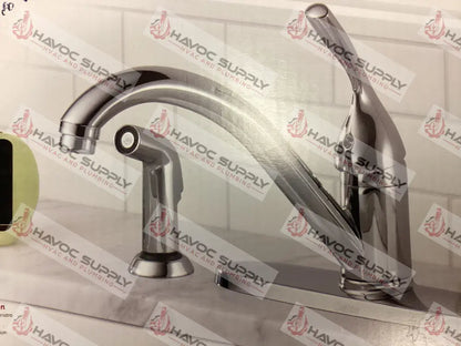 DELTA SINGLE HANDLE KITCHEN FAUCET WITH SPRAYER - HAVOC SUPPLY, LLC