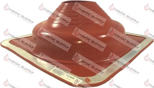 DFE208RE - SILICONE HIGH TEMPERATURE FLASHING #8 SQUARE - 6-3/4" - 14" DIAMETER - HAVOC SUPPLY, LLC
