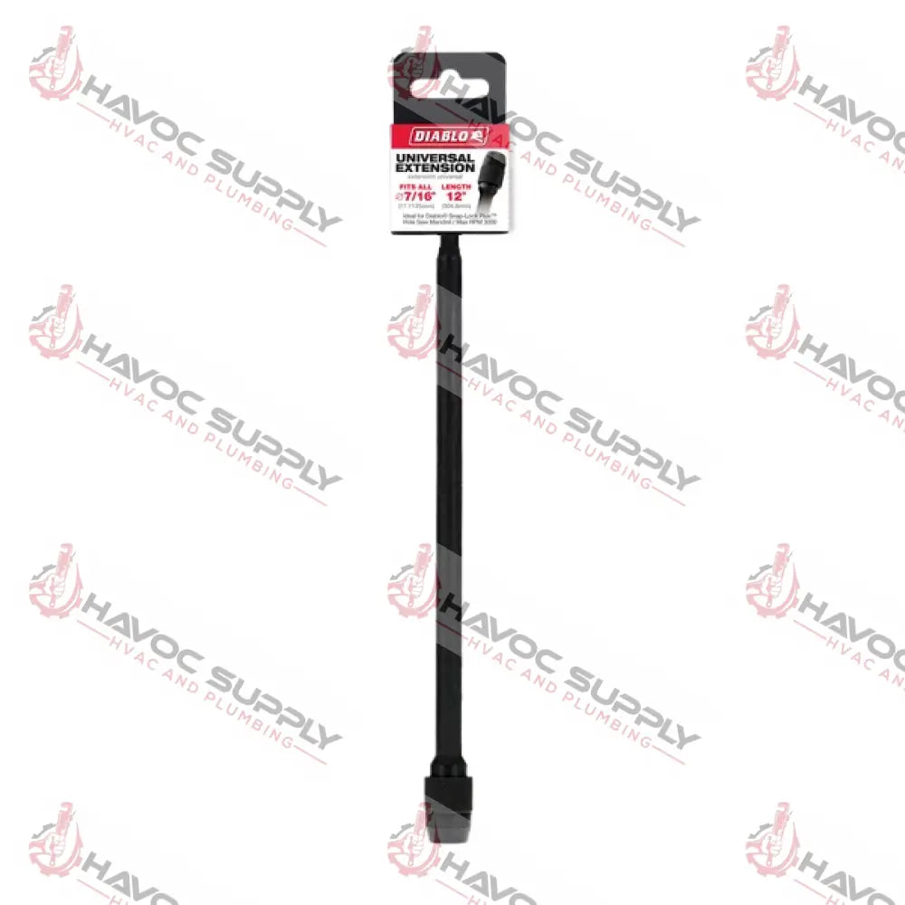 DHS500XT12 - DIABLO 7/16" X 12" SNAP LOCK EXTENSION - HAVOC SUPPLY, LLC