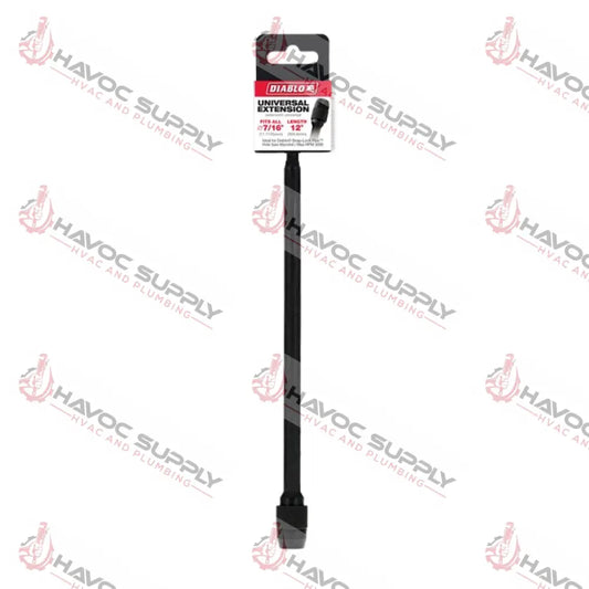 DHS500XT12 - DIABLO 7/16" X 12" SNAP LOCK EXTENSION - HAVOC SUPPLY, LLC