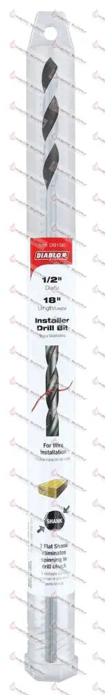 DIB1080 - DIABLO INSTALLER BIT 1/2 X 18 - HAVOC SUPPLY, LLC