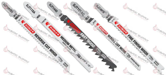 DJT5S - DIABLO 5PC JIG SAW ASSORTMENT SET - HAVOC SUPPLY, LLC
