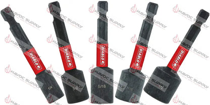 DNTSLS5 - DIABLO 5PC MAGNETIC NUT SETTER SET - HAVOC SUPPLY, LLC