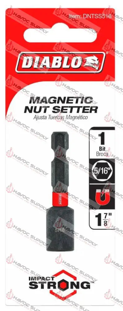 DNTSS516 - DIABLO 5/16" NUT SETTER - HAVOC SUPPLY, LLC