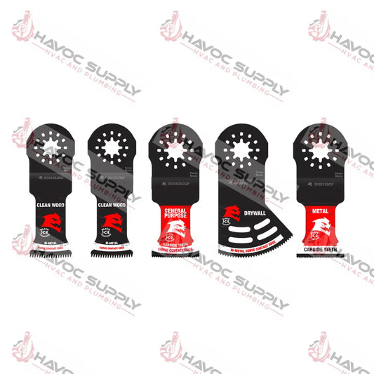 DOS5S - DIABLO 5 PIECE STARLOCK OSCILLATING MULTI TOOL VARIETY SET - HAVOC SUPPLY, LLC