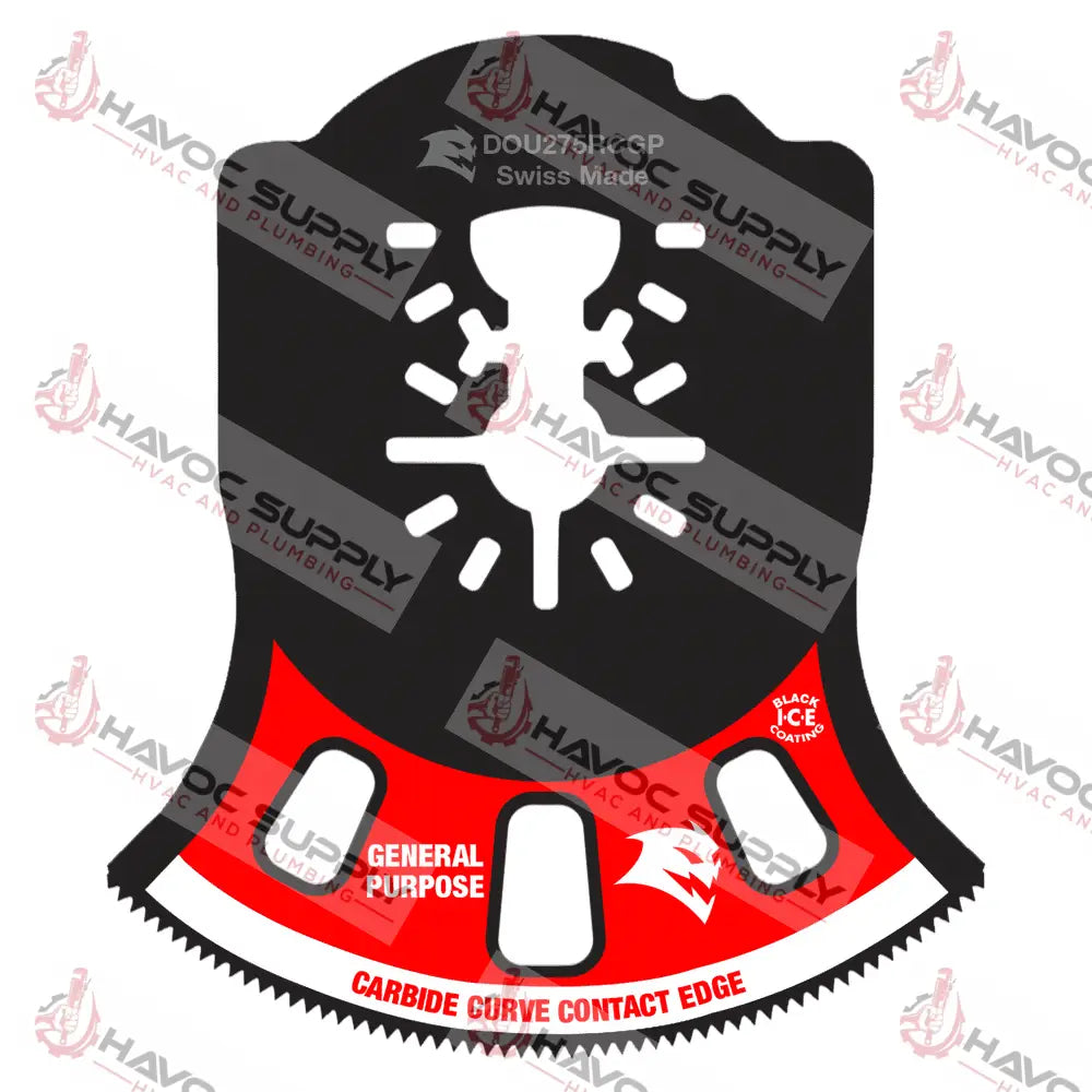 DOU275RCGP - DIABLO 2-3/4 CARBIDE CURVE CONTACT UNIVERSAL OSCILLATING MULTI TOOL BLADE - HAVOC SUPPLY, LLC
