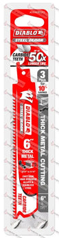 DS0608CF3 - DIABLO CARBIDE 6" EXTREME METAL 8TPI 3PK - HAVOC SUPPLY, LLC