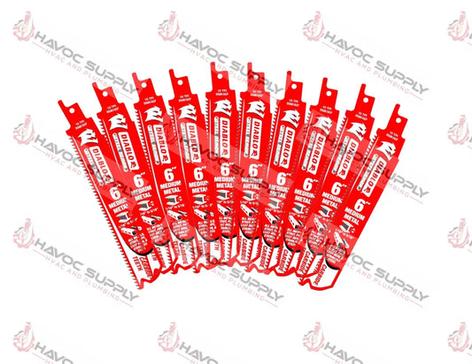 DS0610CF10 - DIABLO 6" CARBIDE MEDIUM METAL 10PK - HAVOC SUPPLY, LLC