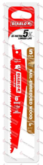 DS0612BW5 - DIABLO DEMO DEMON 6" 6-12TPI 5PK - HAVOC SUPPLY, LLC