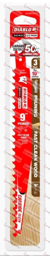 DS0903CP3 - DIABLO PRUNING BLADE 3PK - HAVOC SUPPLY, LLC