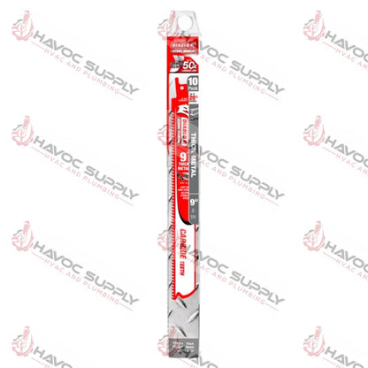 DS0908CF10 - DIABLO 9" CARBIDE THICK METAL 10PK - HAVOC SUPPLY, LLC