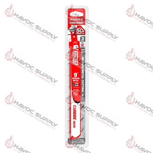 DS0910CF3 - 9" CARBIDE MEDIUM METAL 3 PACK - HAVOC SUPPLY, LLC