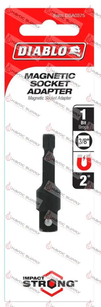 DSA0375 - DIABLO 3/8 SOCKET ADAPTER BIT - HAVOC SUPPLY, LLC