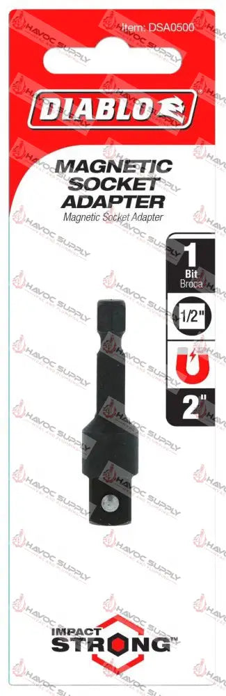 DSA0500 - DIABLO 1/2 SOCKET ADAPTER BIT - HAVOC SUPPLY, LLC