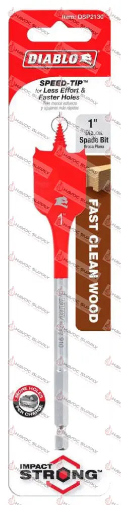 DSP2130 - DIABLO SPADE BIT 1 X 6 - HAVOC SUPPLY, LLC