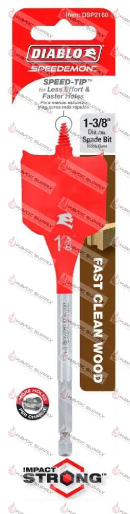 DSP2160 - DIABLO SPADE BIT 1-3/8 X 6 - HAVOC SUPPLY, LLC