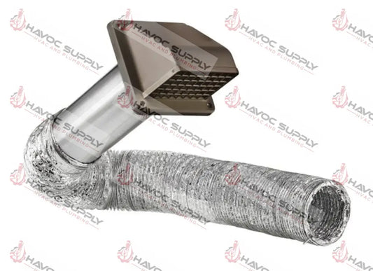 DV4 WIDE MOUTH - DRYER VENT KIT BROWN - HAVOC SUPPLY, LLC