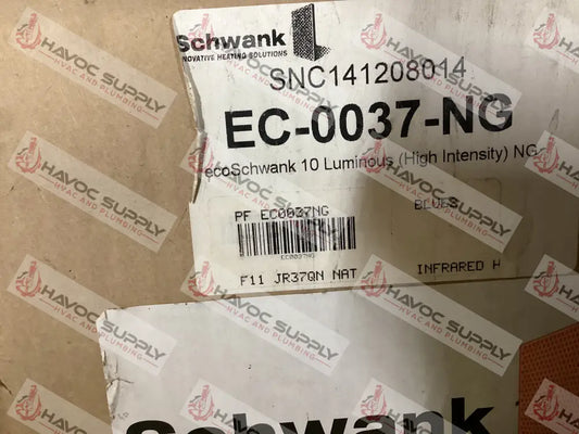 EC0037NG - SCHWANK INFRARED HEATER - HAVOC SUPPLY, LLC