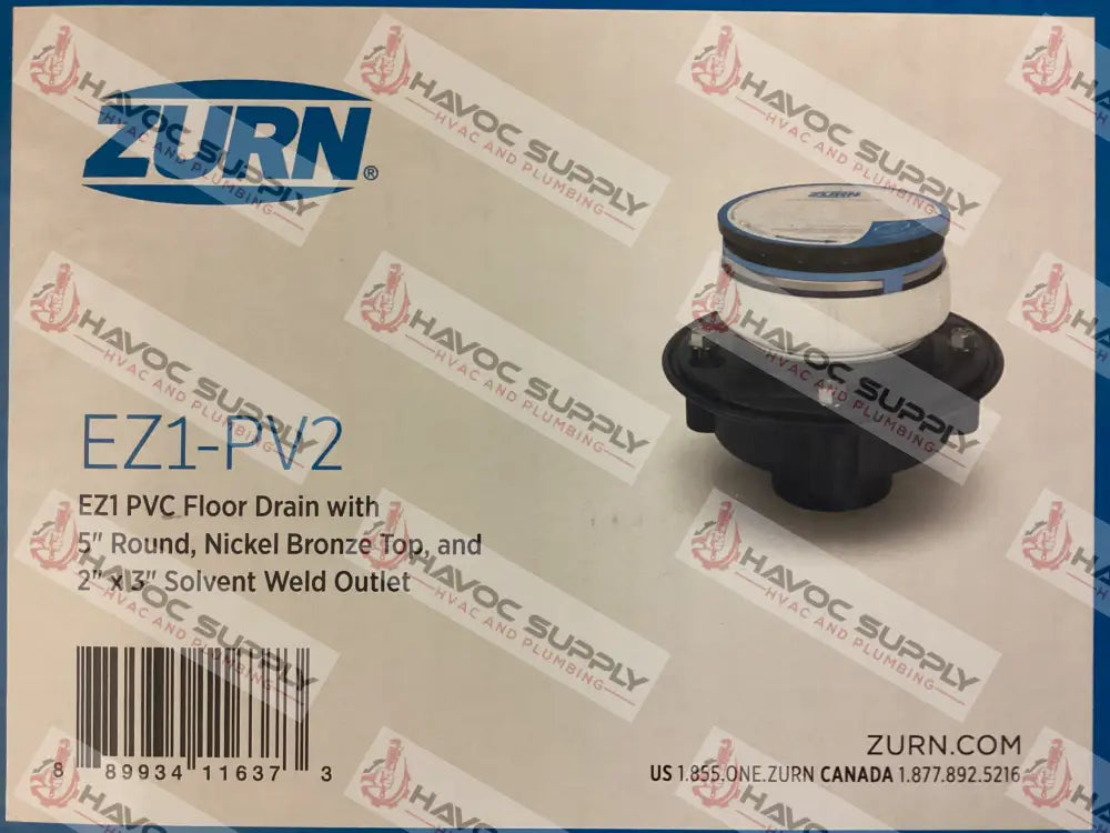 EZ1-PV2 PVC FLOOR DRAIN - HAVOC SUPPLY, LLC