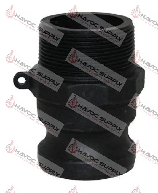 F150-PP - POLY 1 1/2" MALE CAM X 1 1/2" MALE NPT - HAVOC SUPPLY, LLC