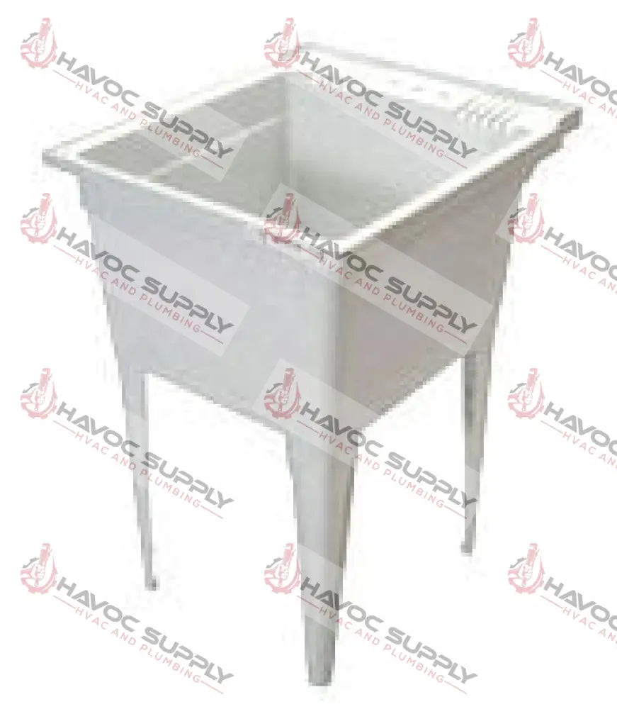 FL1100 - 23" X 21-1/2" UTILITY SINK WITH LEGS - HAVOC SUPPLY, LLC