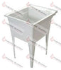 FL1100 - 23" X 21-1/2" UTILITY SINK WITH LEGS - HAVOC SUPPLY, LLC