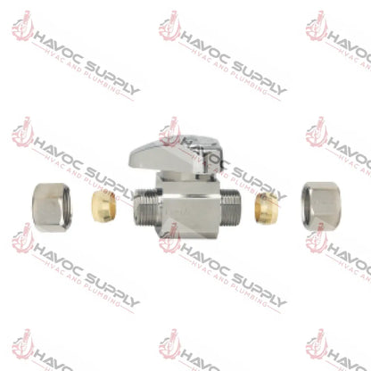 G2CR11XC - 3/8 X 3/8 1/4 TURN STRAIGHT STOP VALVE - HAVOC SUPPLY, LLC