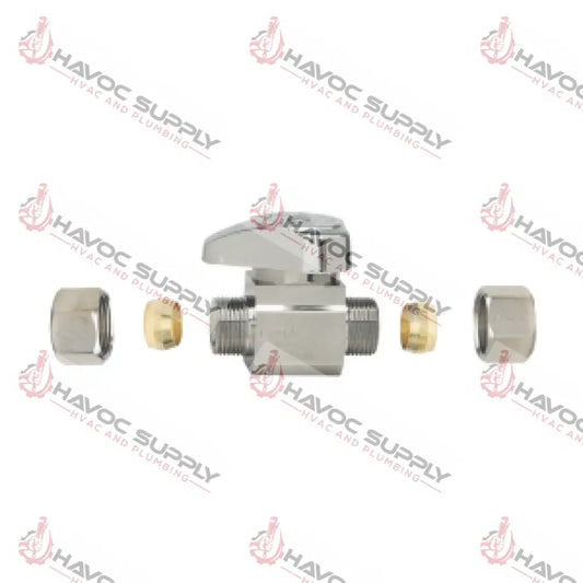 G2CR11XC - 3/8 X 3/8 1/4 TURN STRAIGHT STOP VALVE - HAVOC SUPPLY, LLC