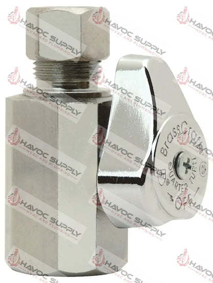 G2R12XC - 1/2" FIP X 3/8" COMPRESSION STRAIGHT STOP VALVE - HAVOC SUPPLY, LLC