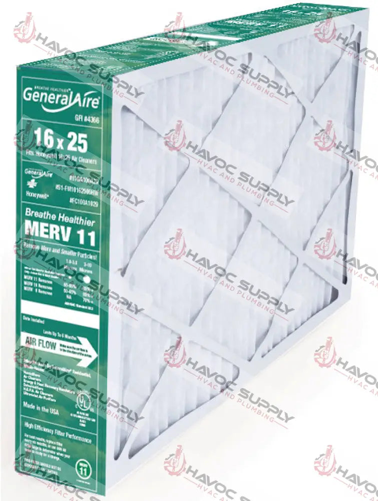 GA100A29 - A&D 16 X 25 X 4-3/8 MERV 11 HONEYWELL - SPECIAL ORDER ITEM AIR FILTERS