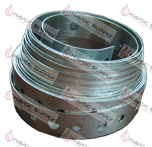 GF50 - PERFORATED PLUMBERS STRAP 3/4" X 50FT - HAVOC SUPPLY, LLC