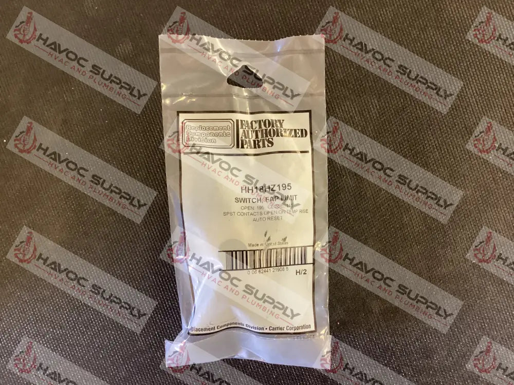 HH18HZ195 - L195-80 LIMIT SWITCH AUTO RESET NORMALLY CLOSED - HAVOC SUPPLY, LLC