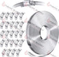 HOSE CLAMP ROLL - 50FT WITH 24 WORM GEAR CONNECTORS - HAVOC SUPPLY, LLC