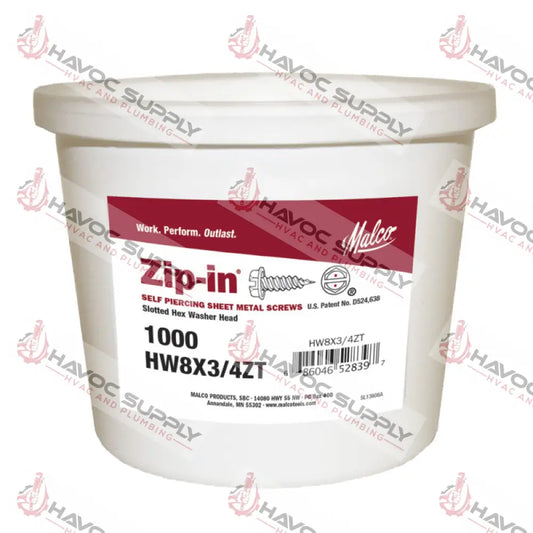 HW8X3/4ZT - ZIP SCREWS #8 X 3/4" 1000CT - HAVOC SUPPLY, LLC