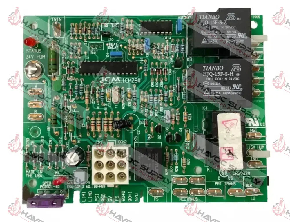 ICM280 - GOODMAN/AMANA FURNACE CIRCUIT BOARD - HAVOC SUPPLY, LLC