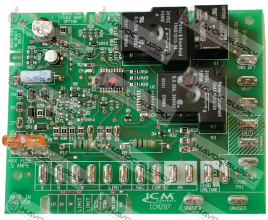 ICM287 - ICM GOODMAN REPLACEMENT CIRCUIT BOARD - SO - HAVOC SUPPLY, LLC