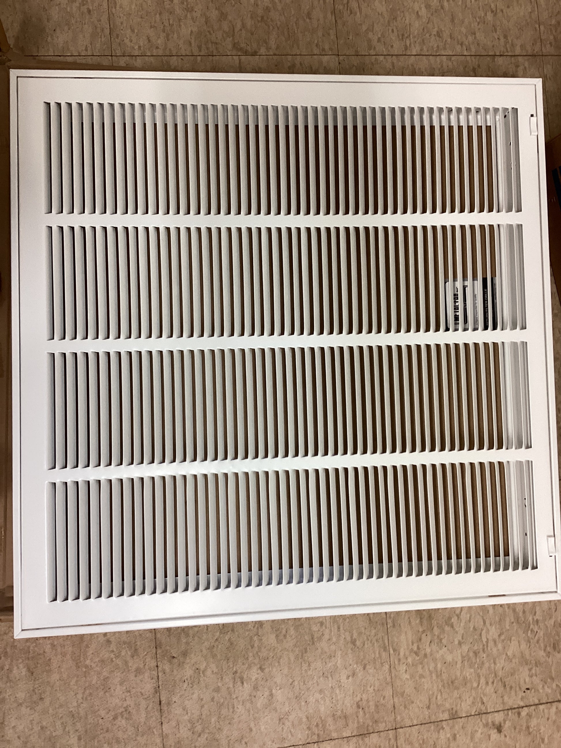 MFRFG2424W - 24"X24" RETURN FILTER GRILLE - WHITE - HAVOC SUPPLY, LLC