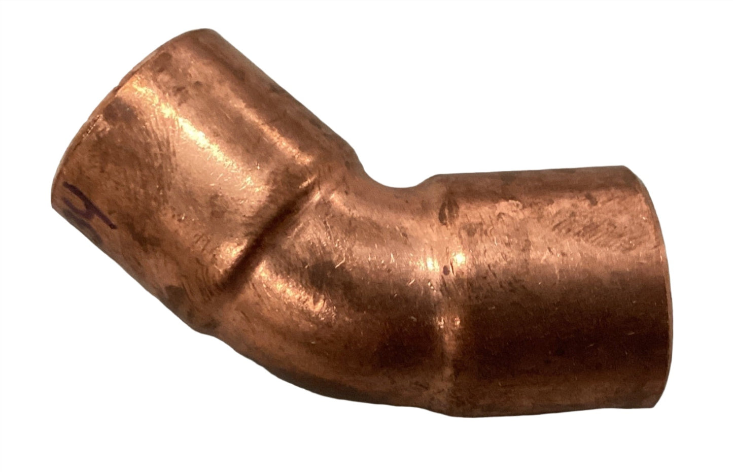 WC34L45 - 3/4" WATER COPPER 45 DEGREE ELBOW
