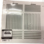 MFSCR1212W4 - 12"X12" 4-WAY WALL/CEILING SUPPLY REGISTER - WHITE - HAVOC SUPPLY, LLC