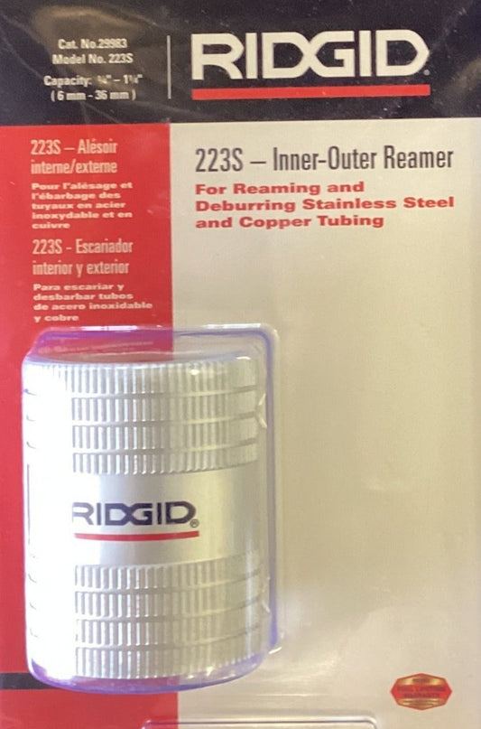 29983 - RIDGID IN/OUT PIPE REAMER TOOL 1/4"-1/1/4"